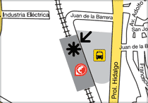 Mapa de la estación San Rafael