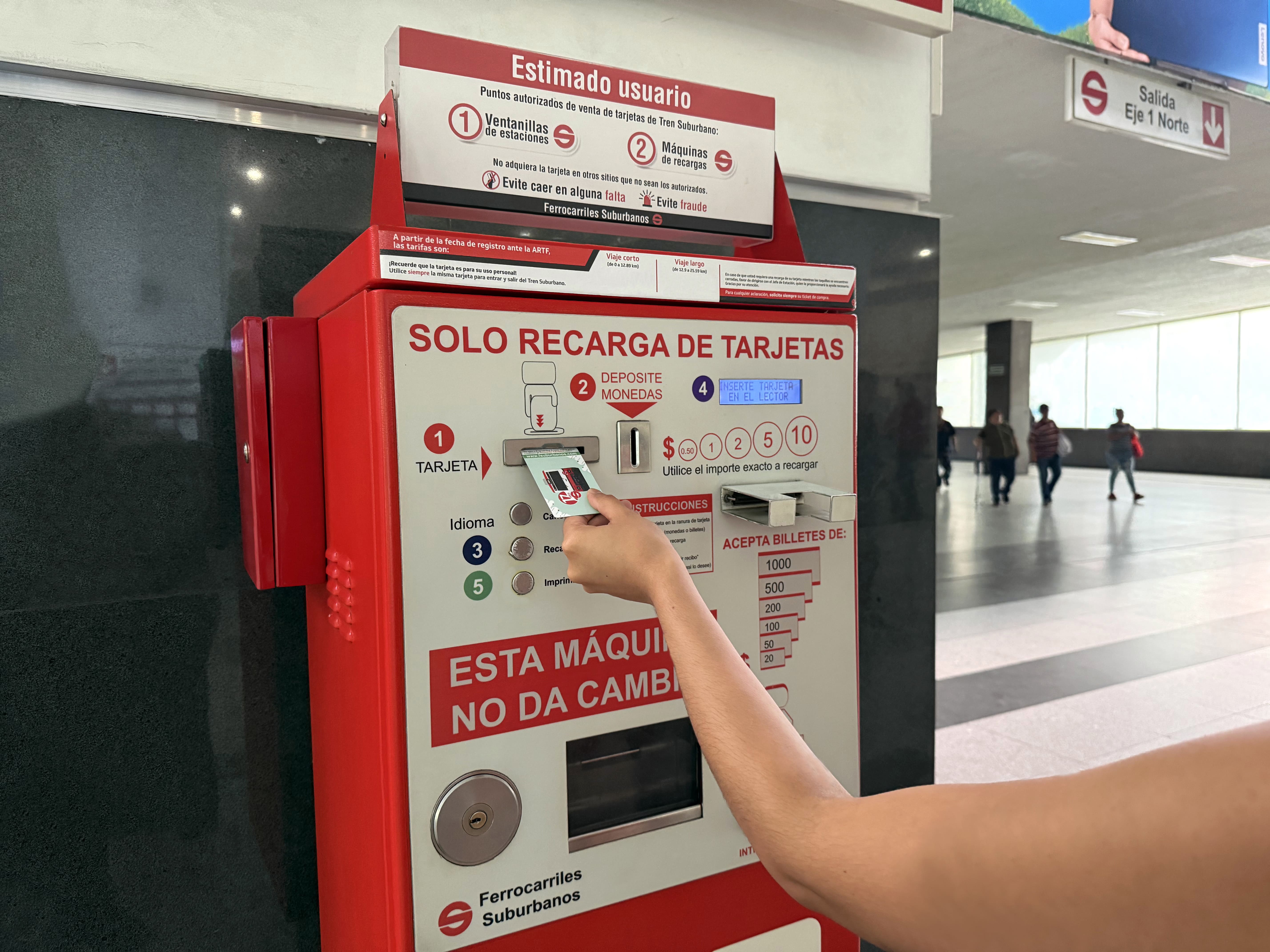 recarga de tarjeta